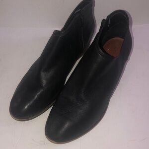 Lucky Brand Black Brekke Leather Bootie